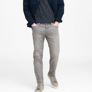 Banana Republic Mason Athletic Dark Grey Jeans